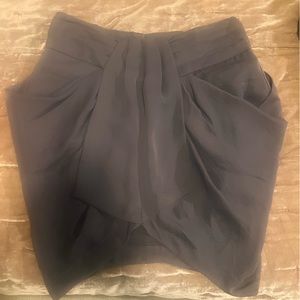 Grey mini skirt